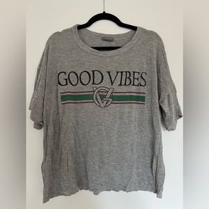 GOOD VIBES OVERSIZED TEE SIZE M
